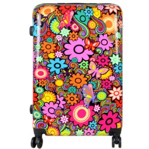 Średnia walizka SunBag model kwiatki 65 litrów