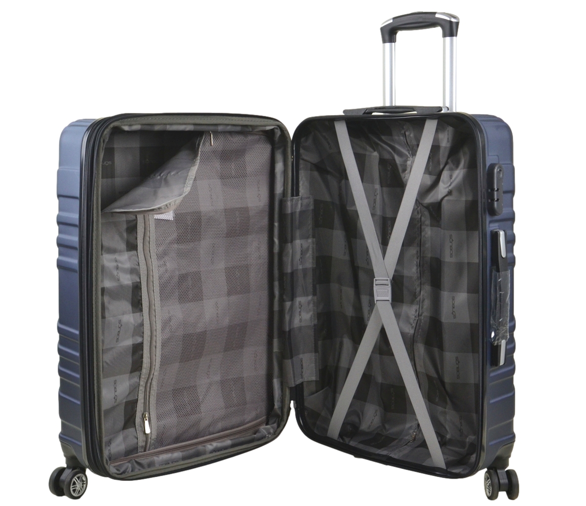 Duża walizka podróżna SunBag model APUS 8082 kolor niebieski - obrazek 2