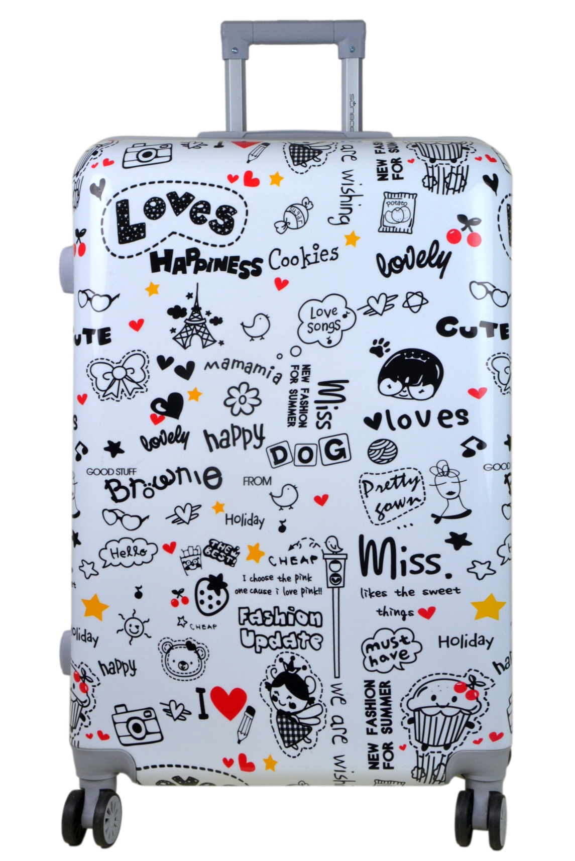 Duża walizka podróżna SunBag model Love 90 litrów - obrazek 2