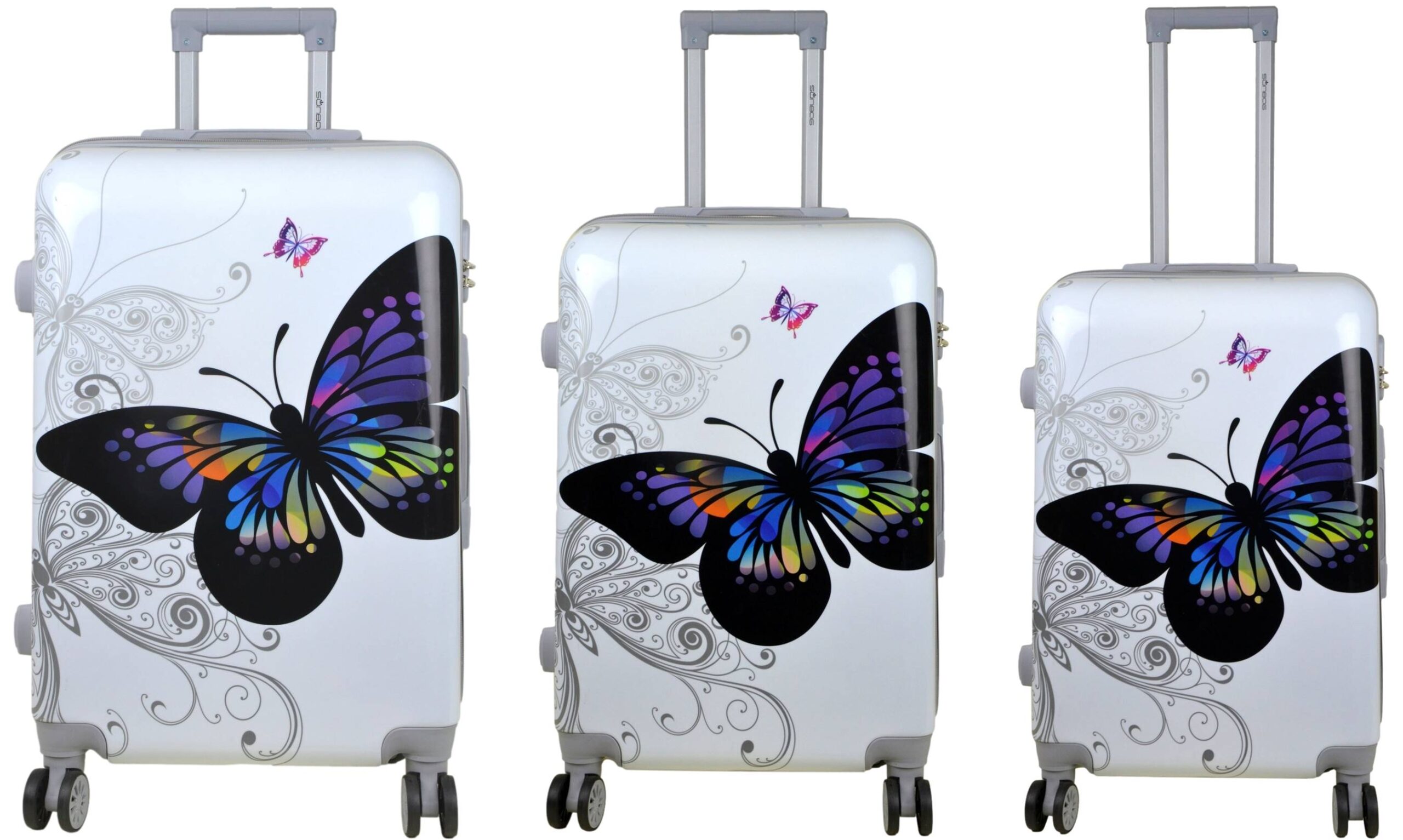 Średnia walizka podróżna SunBag model motyl 60 l - obrazek 6