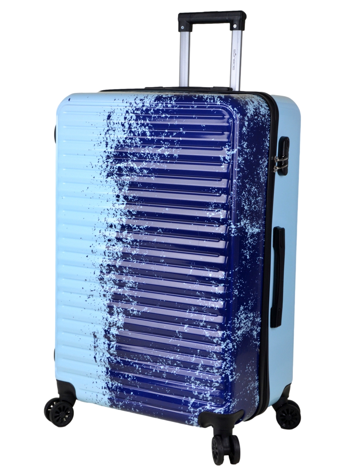 Duża walizka podróżna na kółkach SunBag DeepBlue 95 litrów - obrazek 6
