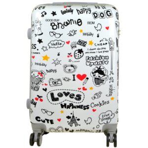 Średnia walizka na kółkach firmy SunBag model Love - pojemność 60 litrów