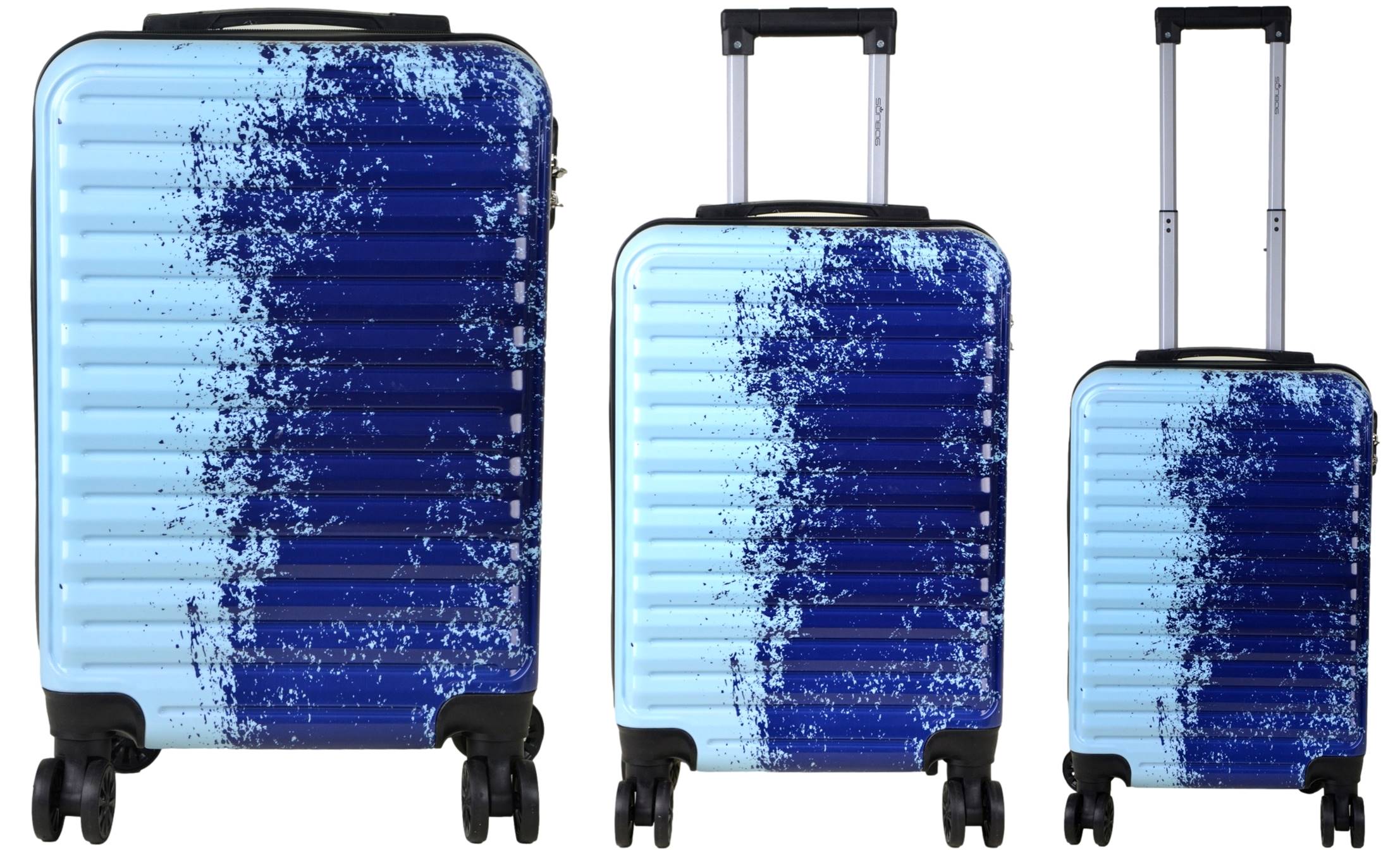 Walizka podróżna mała kabinowa na kółkach SunBag DeepBlue - obrazek 9