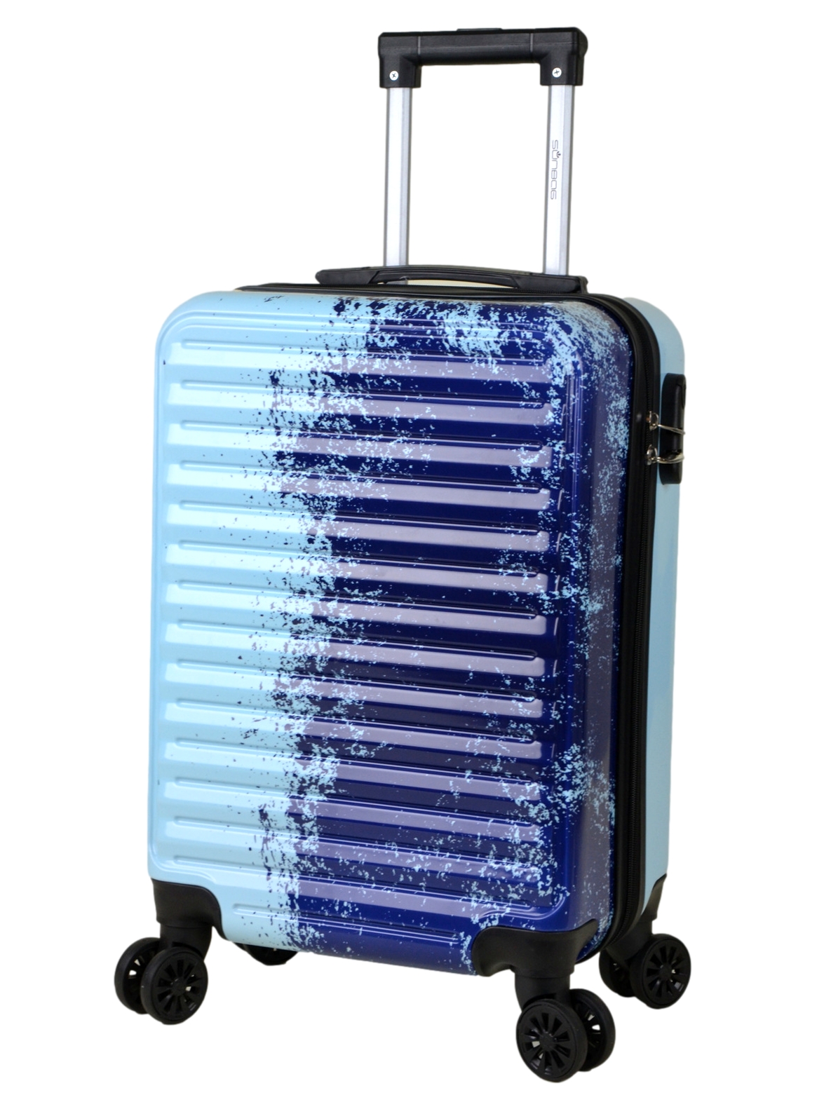Walizka podróżna mała kabinowa na kółkach SunBag DeepBlue - obrazek 10