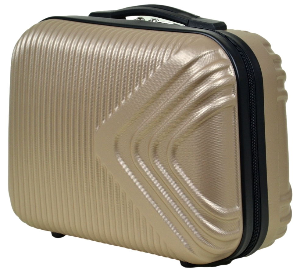 Kuferek podróżny firmy SunBag model APUS 8082 kolor złoty - obrazek 3