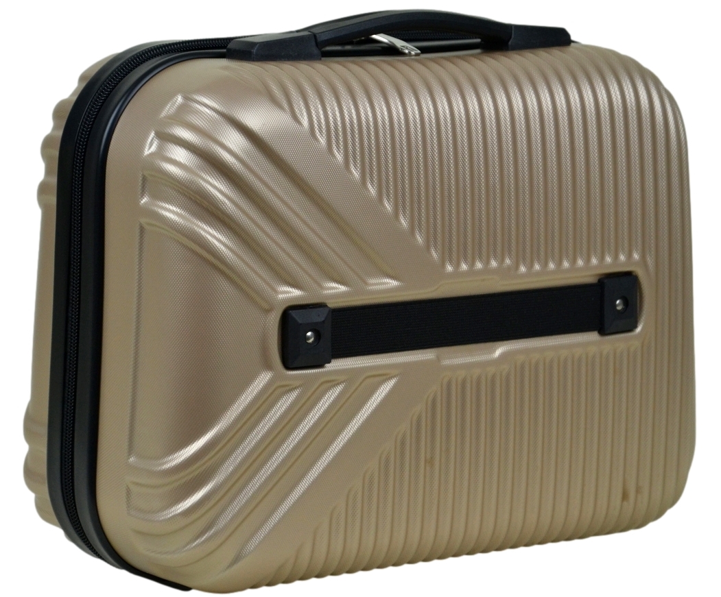 Kuferek podróżny firmy SunBag model APUS 8082 kolor złoty - obrazek 5