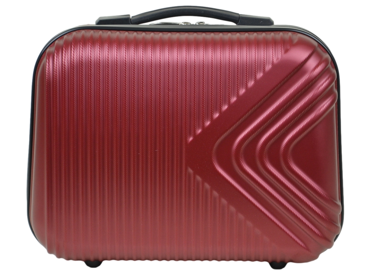 Kuferek podróżny firmy SunBag model APUS 8082 kolor bordowy - obrazek 2