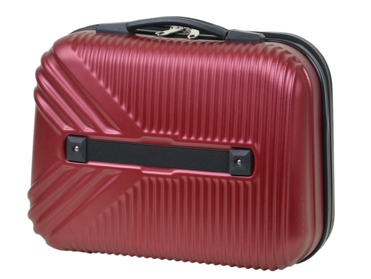 Kuferek podróżny firmy SunBag model APUS 8082 kolor bordowy - obrazek 7