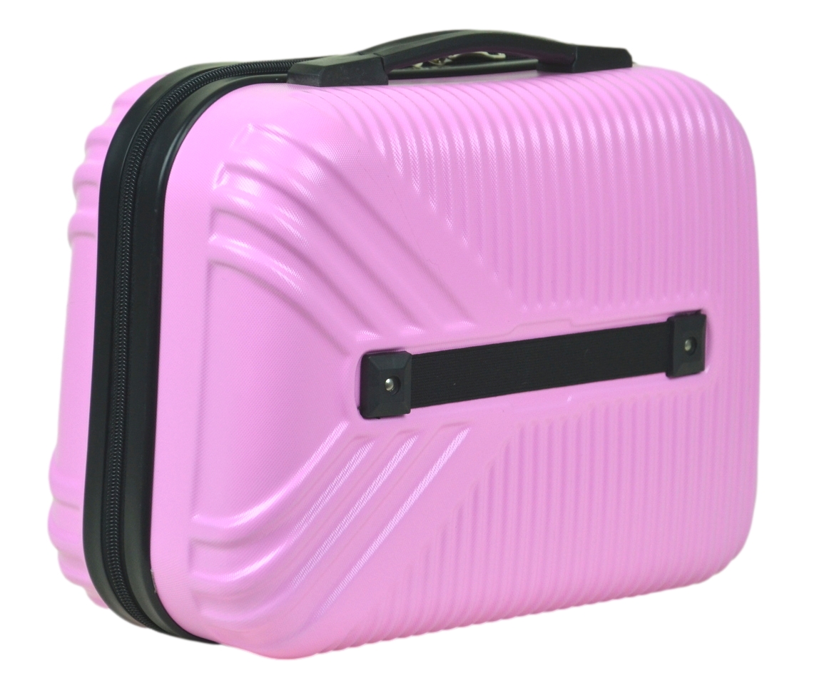 Kuferek podróżny firmy SunBag model APUS 8082 kolor różowy - obrazek 4