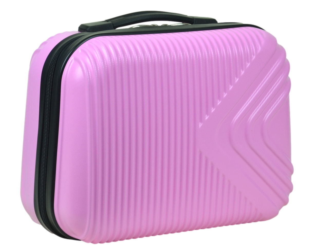 Kuferek podróżny firmy SunBag model APUS 8082 kolor różowy - obrazek 5