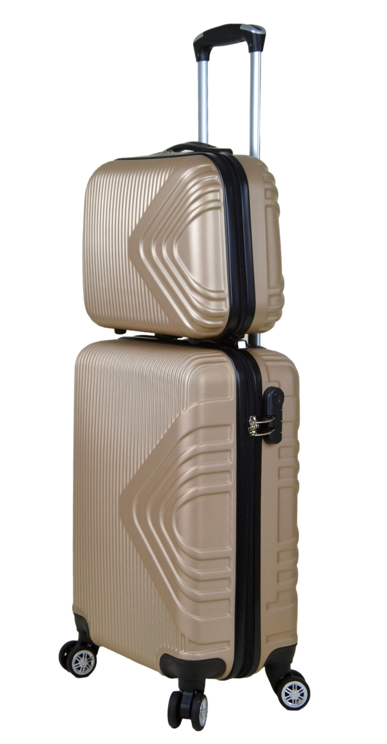 Kuferek podróżny firmy SunBag model APUS 8082 kolor złoty - obrazek 8