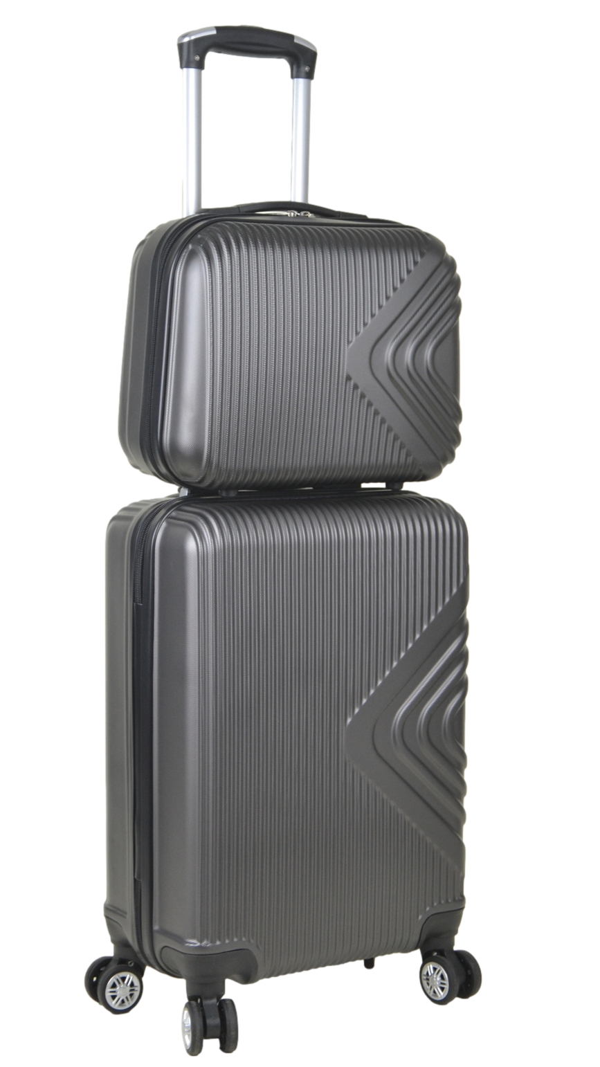 Kuferek podróżny firmy SunBag model APUS 8082 kolor grafit - obrazek 8
