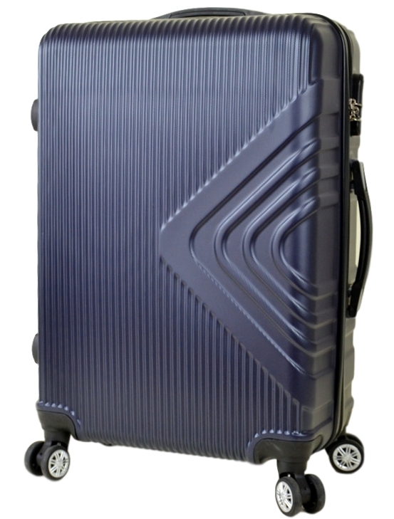 Średnia walizka podróżna SunBag model APUS 8082 kolor granatowy - obrazek 3