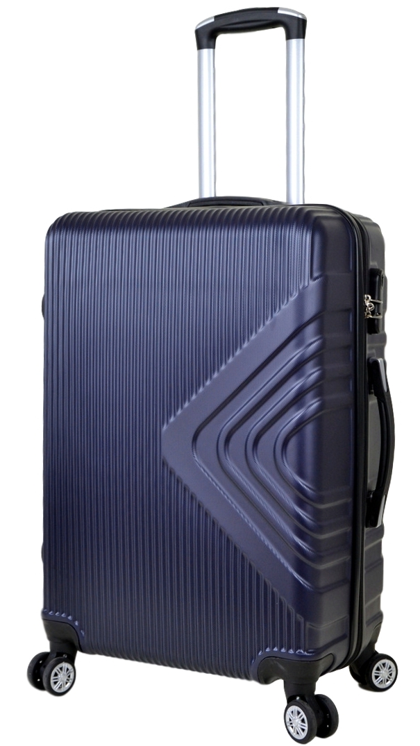 Średnia walizka podróżna SunBag model APUS 8082 kolor granatowy - obrazek 7