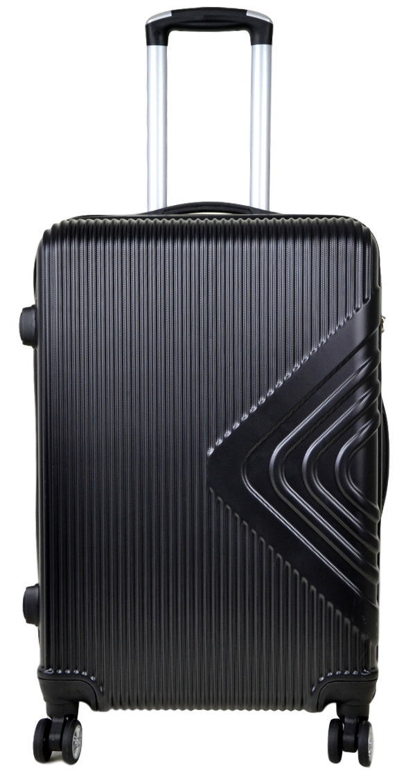 Średnia walizka podróżna SunBag model APUS 8082 kolor czarny - obrazek 6