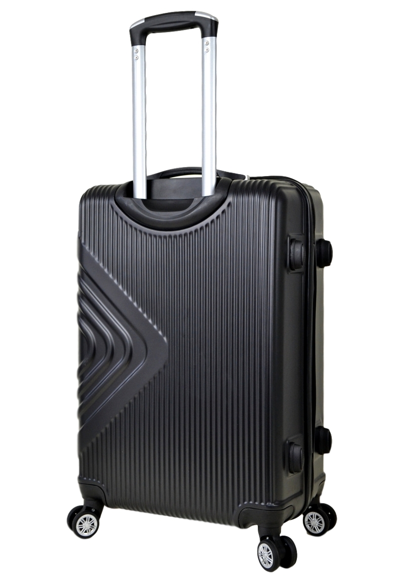 Średnia walizka podróżna SunBag model APUS 8082 kolor czarny - obrazek 8