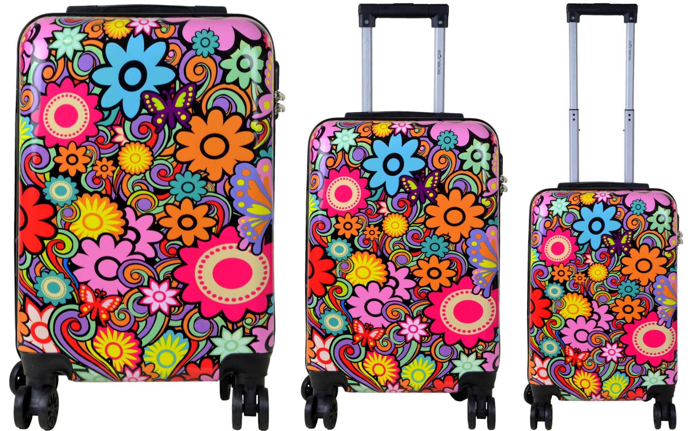 Walizka kabinowa SunBag model kwiatki - obrazek 15