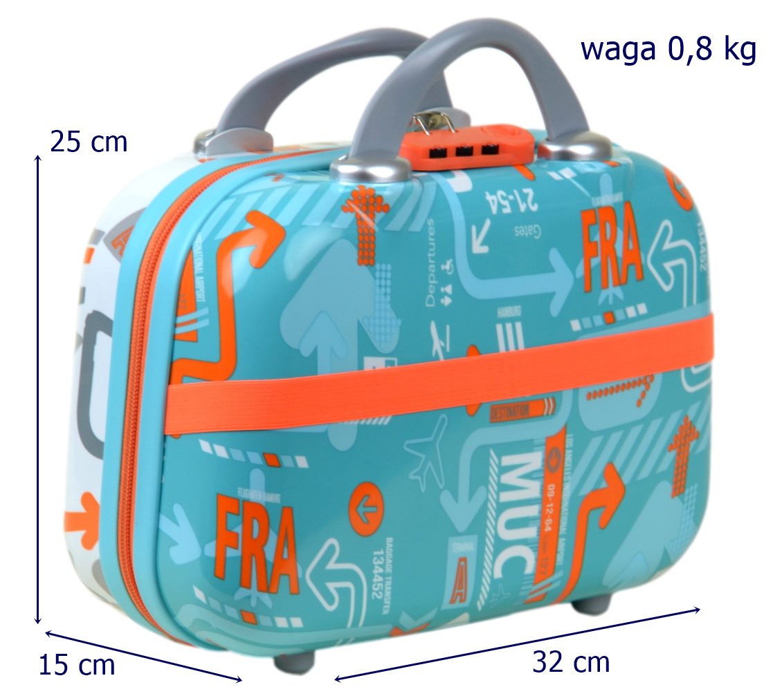 Kuferek podróżny kosmetyczka firmy SunBag model Fly360 DualColor - obrazek 10